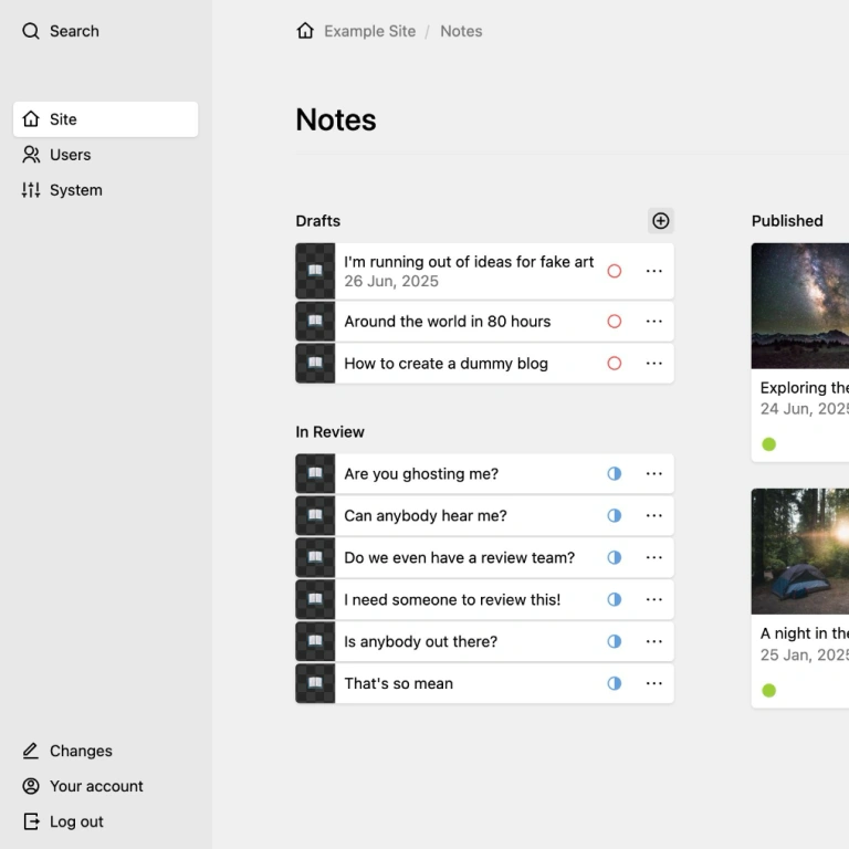 Ruudunkaappaus Kirby-hallintapaneelista